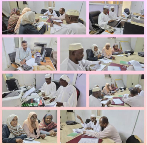 انعقاد جلسة عمل بين ديوان الحسابات بنهر النيل ومساعدا المراجع العام بوزارة المالية