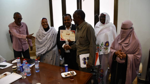 وزير البنى التحتية يشهد ختام الدورة التدريبية للكوادر المحاسبية بالوزارة