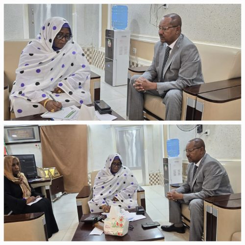 وزير مالية نهر النيل تلتقى الرئيس التنفيذي لمصرف البلد وتعلن المزيد من الشراكات الاقتصادية