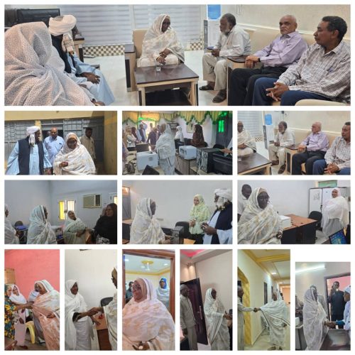 وزير مالية نهر النيل تقدم تهانى العيد للعاملين  وتطمئن على إستقرار وإنسياب العمل بصورة رسميه بالرئاسة والجهات التابعه لوزارتها