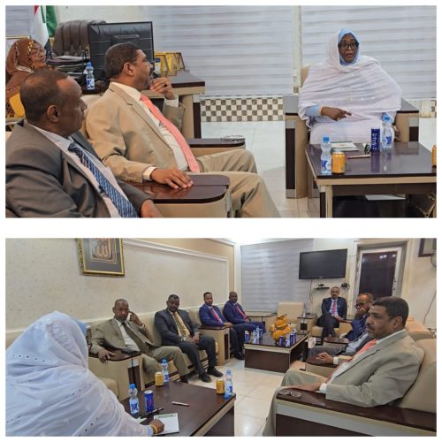 وزيرة المالية بنهر النيل تستقبل المدير العام لبنك أمدرمان الوطنى واللقاء يجدد أهمية إستمرار التعاون المشترك
