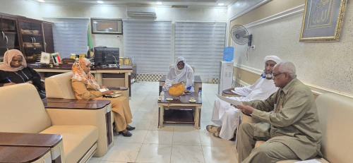 اجتماع عمل بين المالية والرعاية الاجتماعية بنهر النيل يبحث انشاء مبنى للحج والعمرة